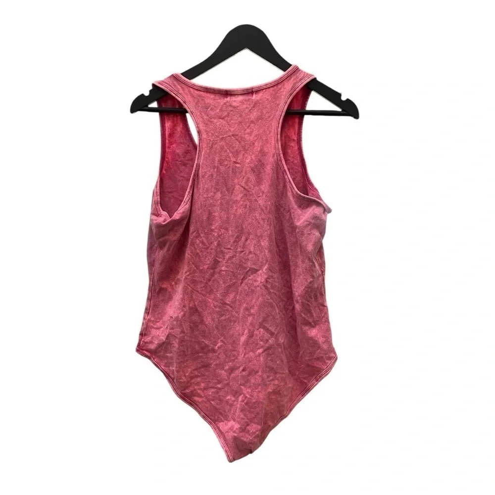 Zenana Acid Washed Racerback Tank Bodysuit I Size: 2X - Picture 9 of 12